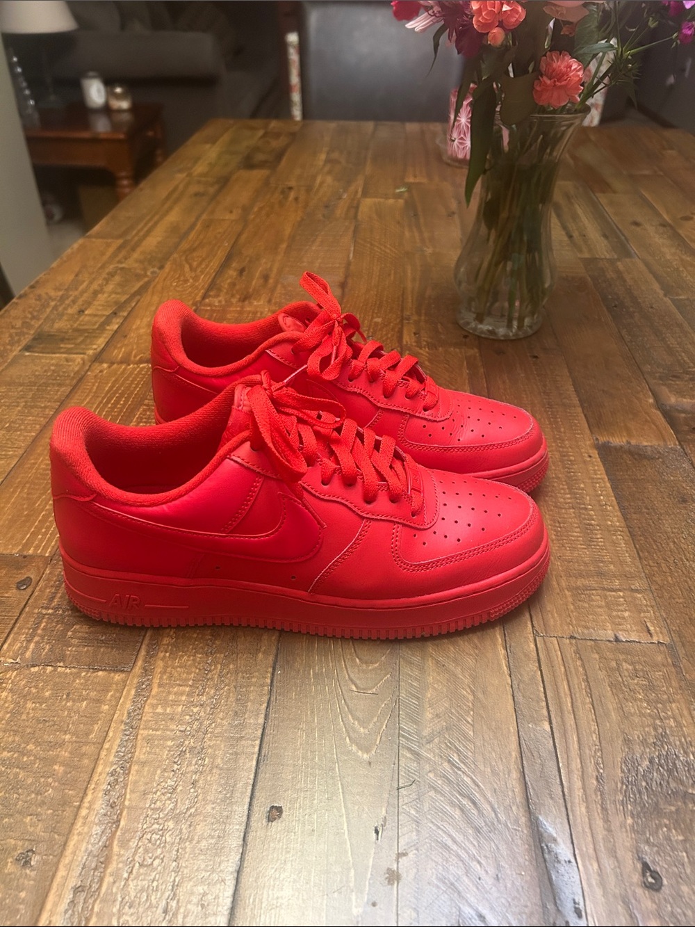Nike Men's All-Red Low Top Sneakers